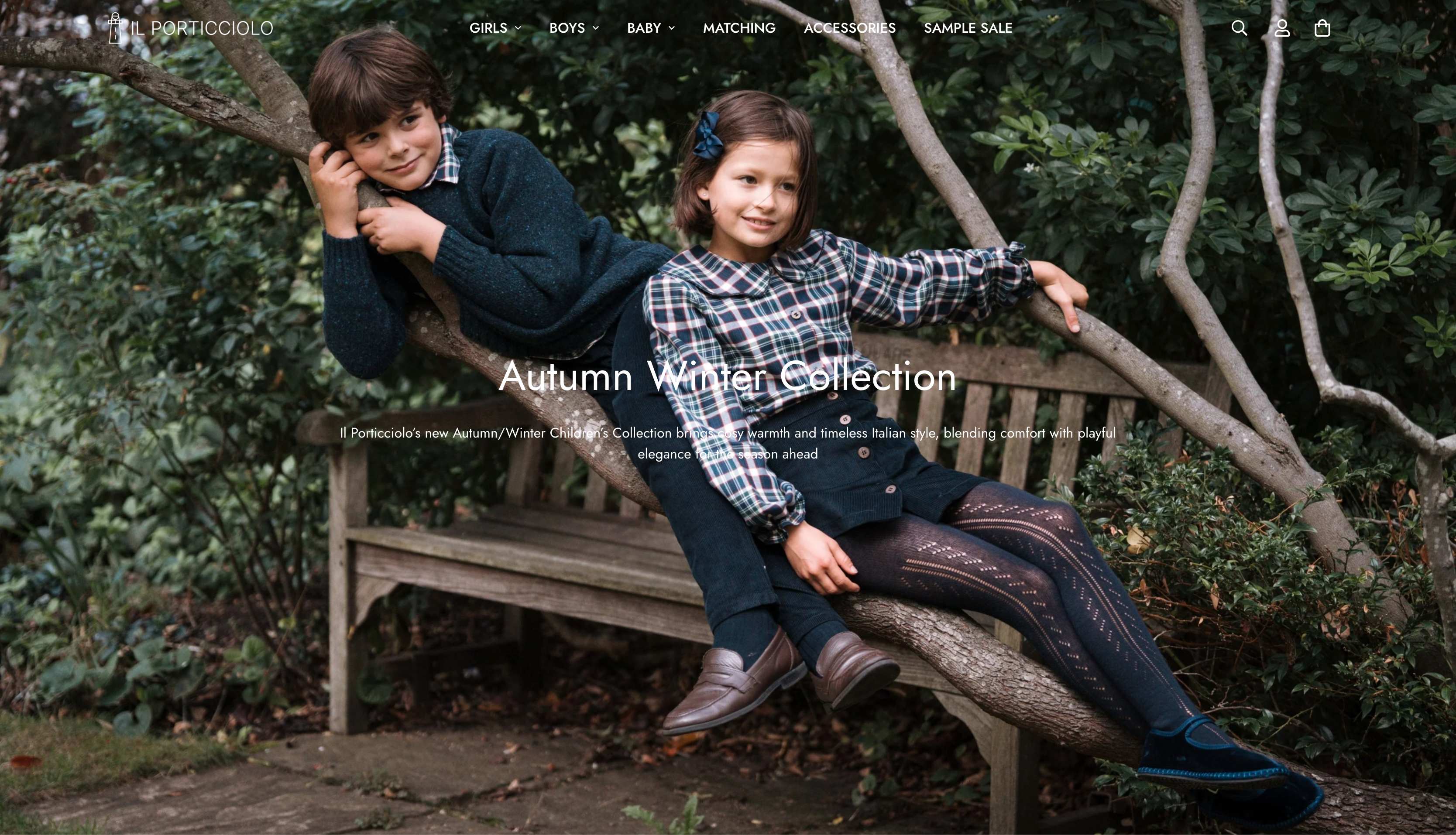 Il Porticciolo — Italian children's clothing e-commerce